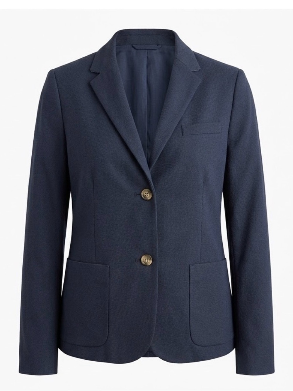 GAP Women's Navy Blue Academy Two-Button Blazer tailored jacket